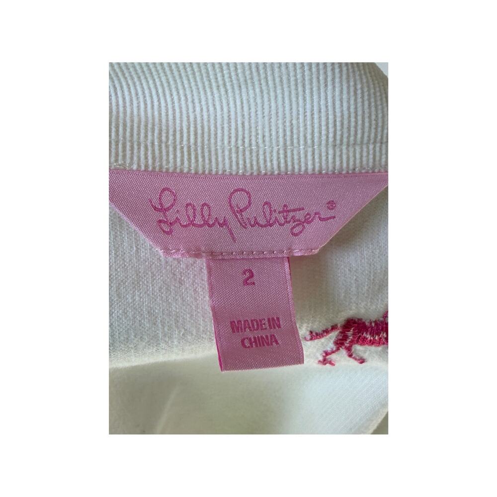 Lily Pulitzer Corduroy Horse Embroidered Mini Skirt Size 2 - Picture 5 of 5